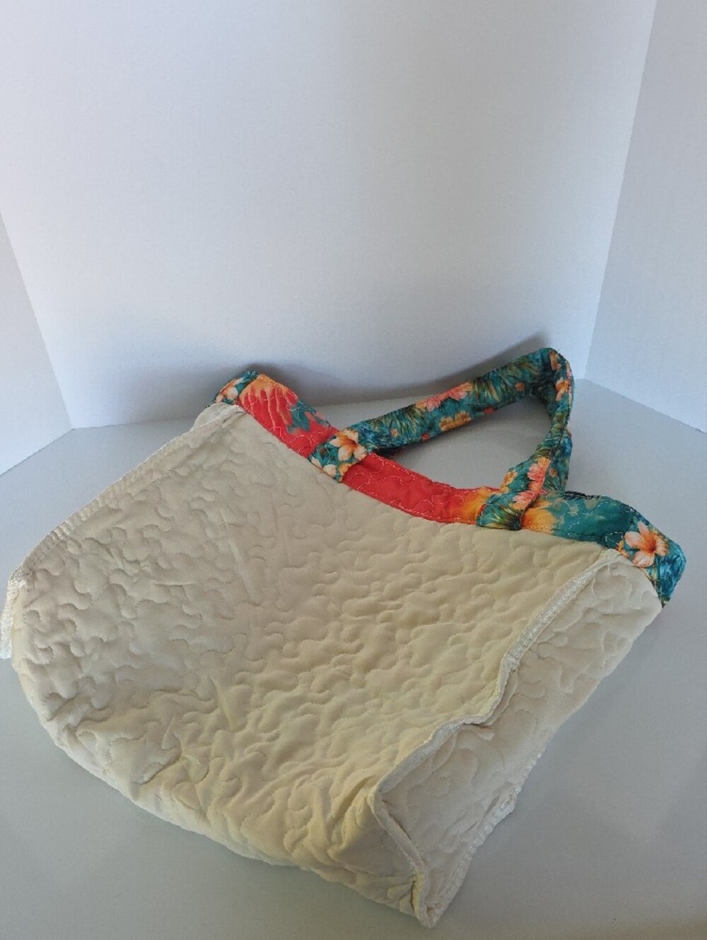 Tropical Sunset Quilted Tote Bag - Multicolor - Picture 5 of 6